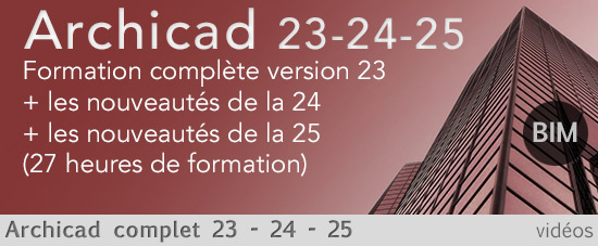 ARCHICAD 25 formation vidéo